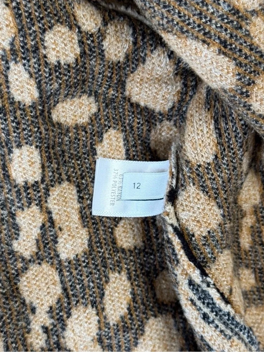 St. John leopard print jacket Size 12